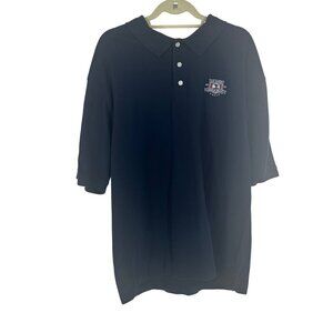 U.S. Open 2010 Pebble Beach Navy Polo Shirt Mens Size XL 100% Cotton Short Sleev
